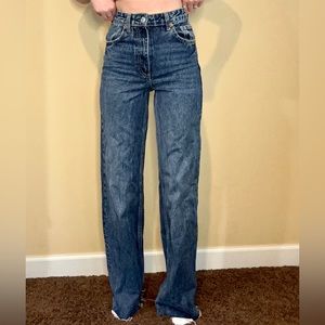 Never Worn Zara Long Flare Jeans Size 2